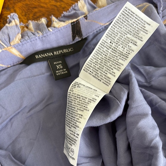 Floral Chiffon Blouse - Blue - Picture 5 of 5